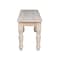 International Concepts Farmhouse Bench, Unfinished BE-47 - alternate 7
